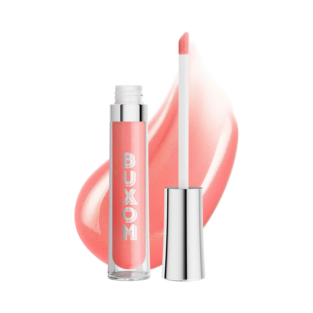Buxom Full-On Katie tube close-up shows glossy, plump look.