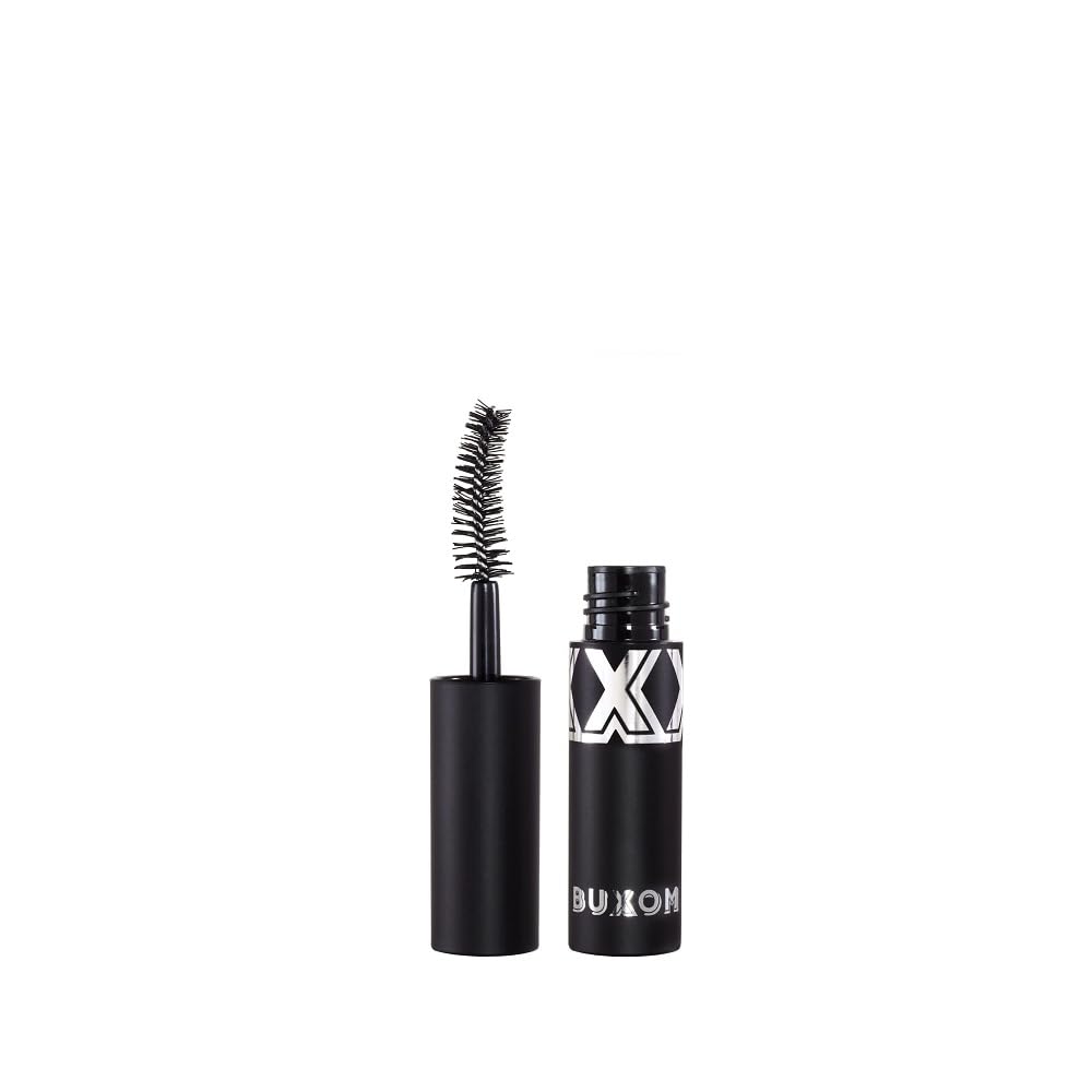 BUXOM Lash Xtension Lift Mascara curved wand lifts lashes for dramatic curl.