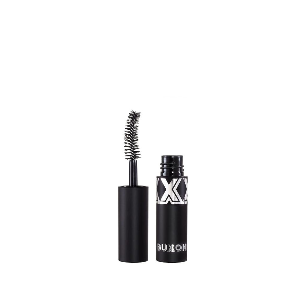 BUXOM Lash Xtension Lift Mascara curved wand lifts lashes for dramatic curl.