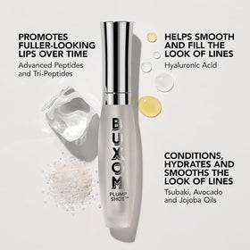 Buxom Plump Shot cooling-tingle texture evokes refreshing lip plumping