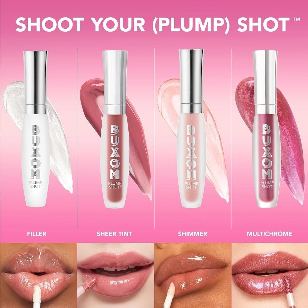 Buxom Plump Shot moisturizing-oils soften and condition lips