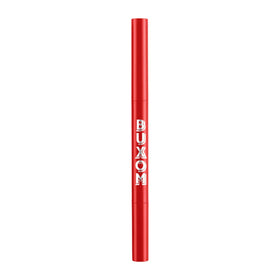 BUXOM Power Line Real Red anti-bleed formula maintains clean edges.