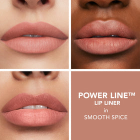 Buxom Power Line Plumping Lip Liner Smooth Spice highlights built-in brush for easy blending and precise fill.