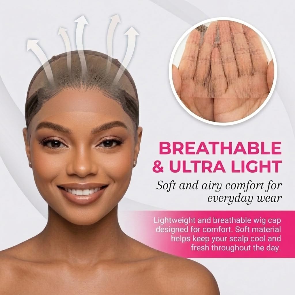 BuyaCraft Max Wig Grip Cap breathable mesh keeps scalp cool