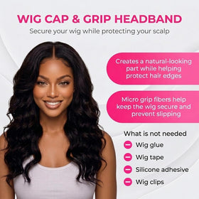 BuyaCraft Max Wig Grip Cap eleven-by-five lace area creates natural part