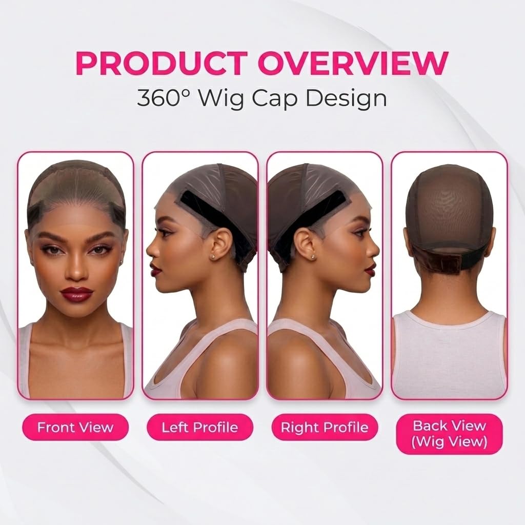 BuyaCraft Max Wig Grip Cap ergonomic ear design reduces friction