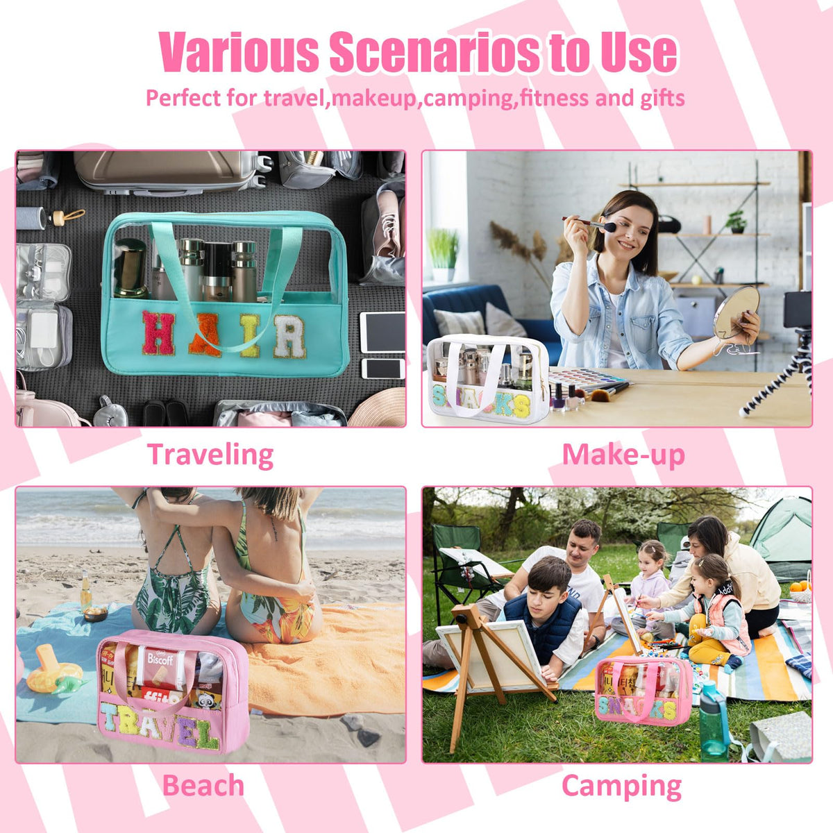 BuyCard large-capacity organizer fits cosmetics, snacks, and more.