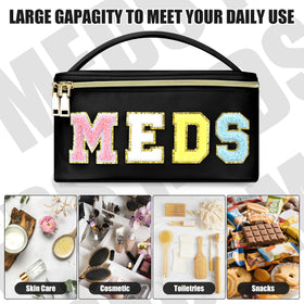 BuyCard Meds Bag carry handle for easy transport at home or on the go