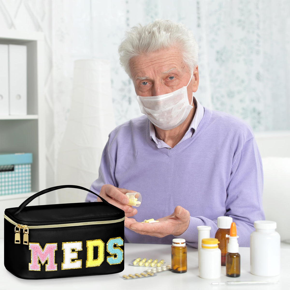 BuyCard Meds Bag durable nylon material protects contents while remaining lightweight