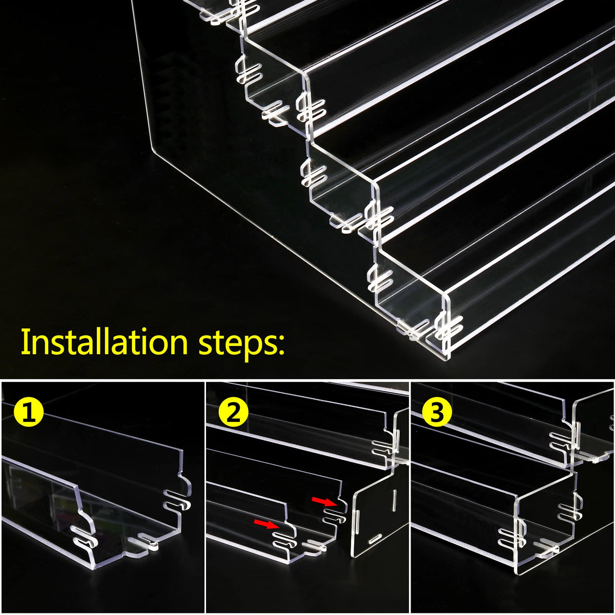 BVANQ assembly steps view showing odor-free setup for home or salon.