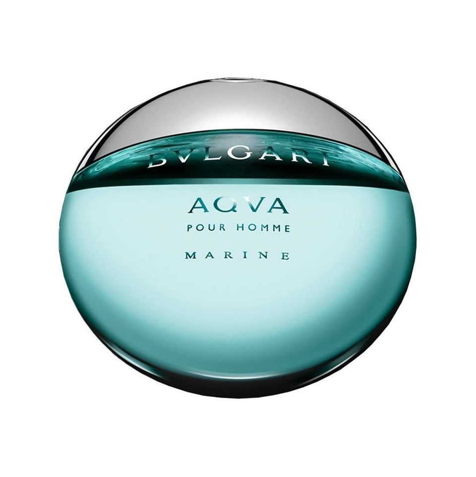 BVLGARI Aqua Marine bottle pour, fresh aquatic scent for everyday wear.