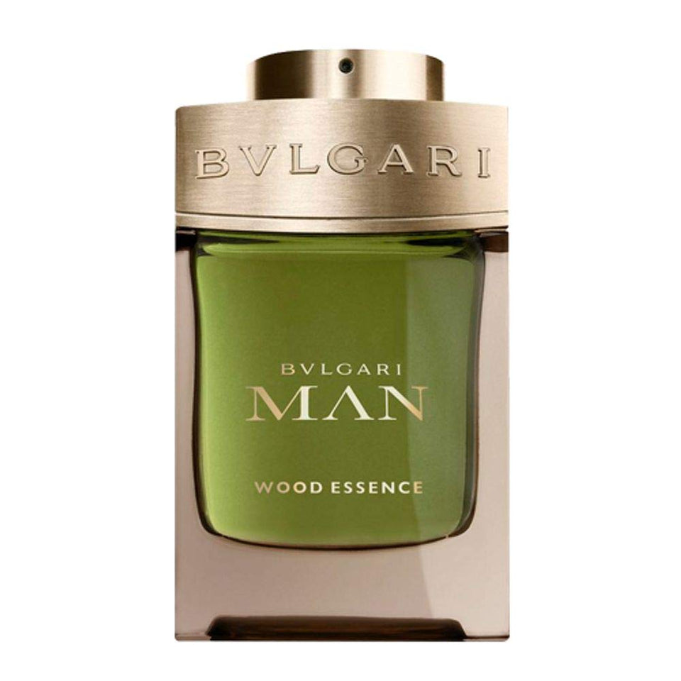 BVLGARI BVLGARI Man Wood Essence bottle showing the natural essence for daily use.