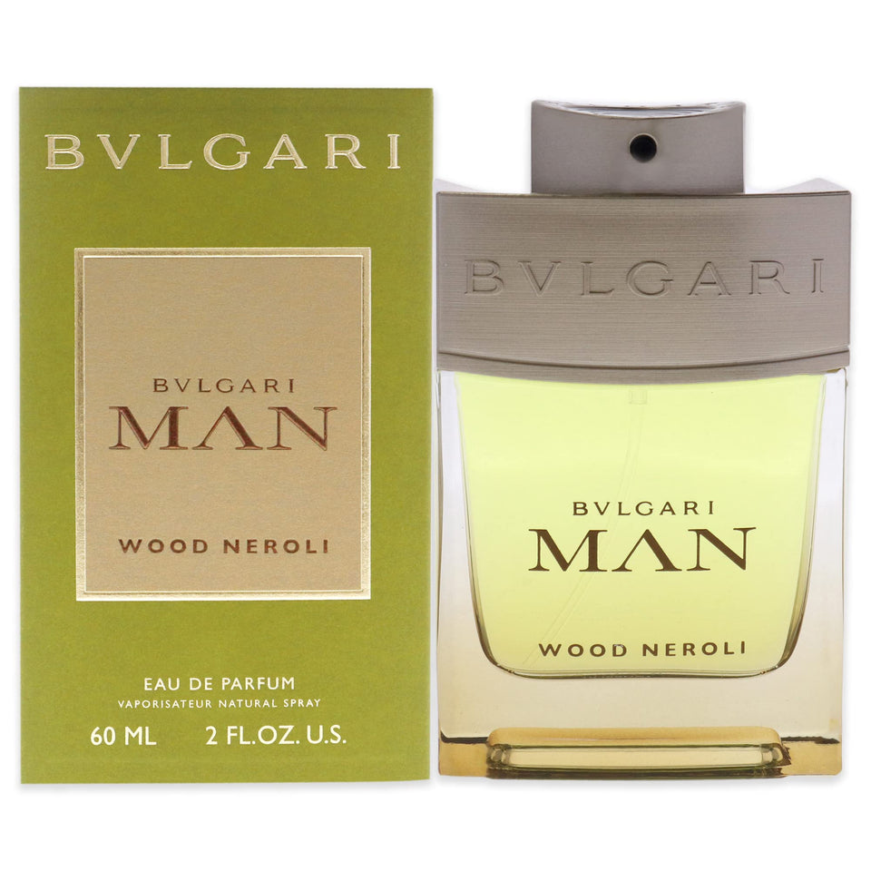 BVLGARI BVLGARI Man Wood Neroli bottle front view, fresh and versatile for daily wear.