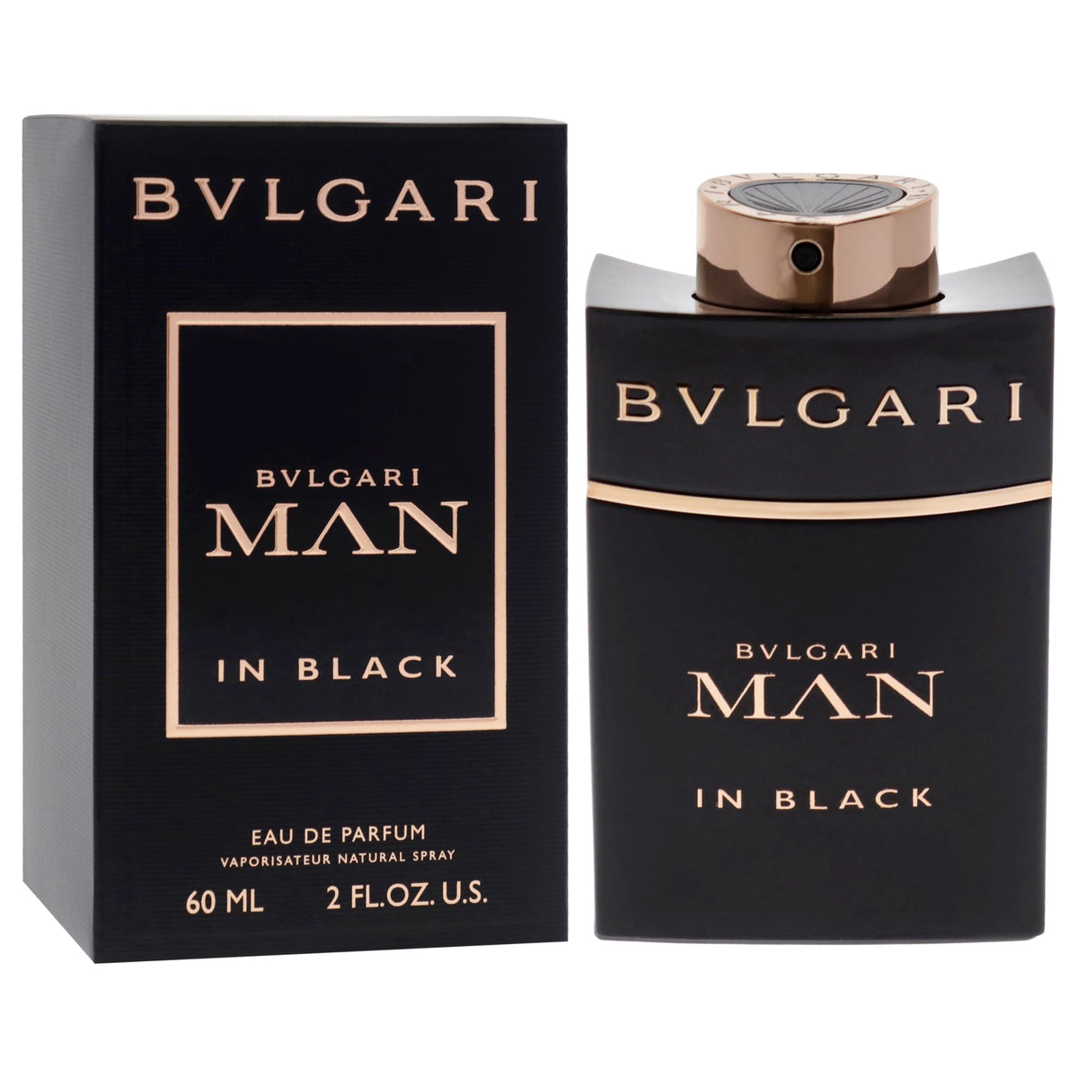BVLGARI Man in Black cap closeup reveals refined details.