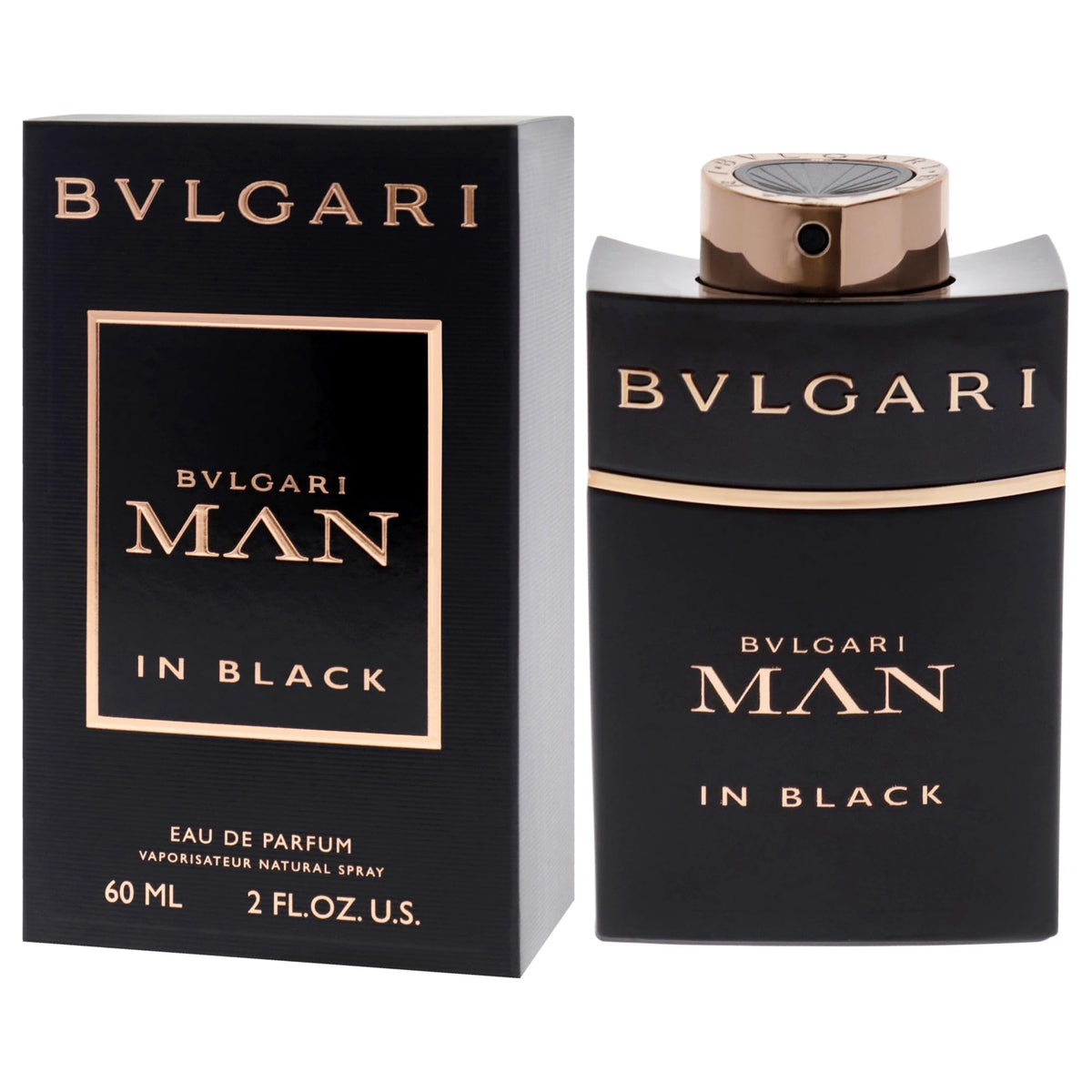 BVLGARI Man in Black packaging box conveys luxury.