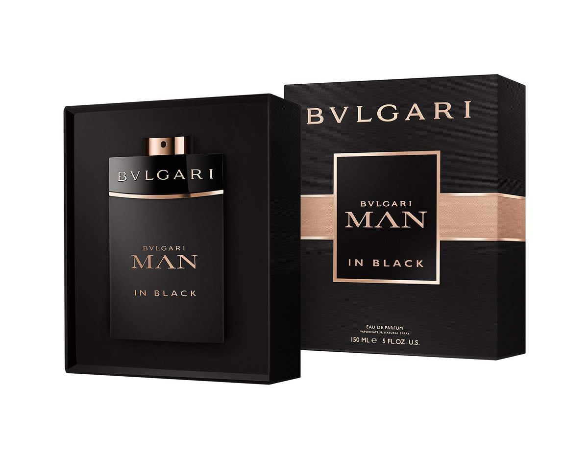 BVLGARI Man In Black packaging shot, gift-ready presentation.