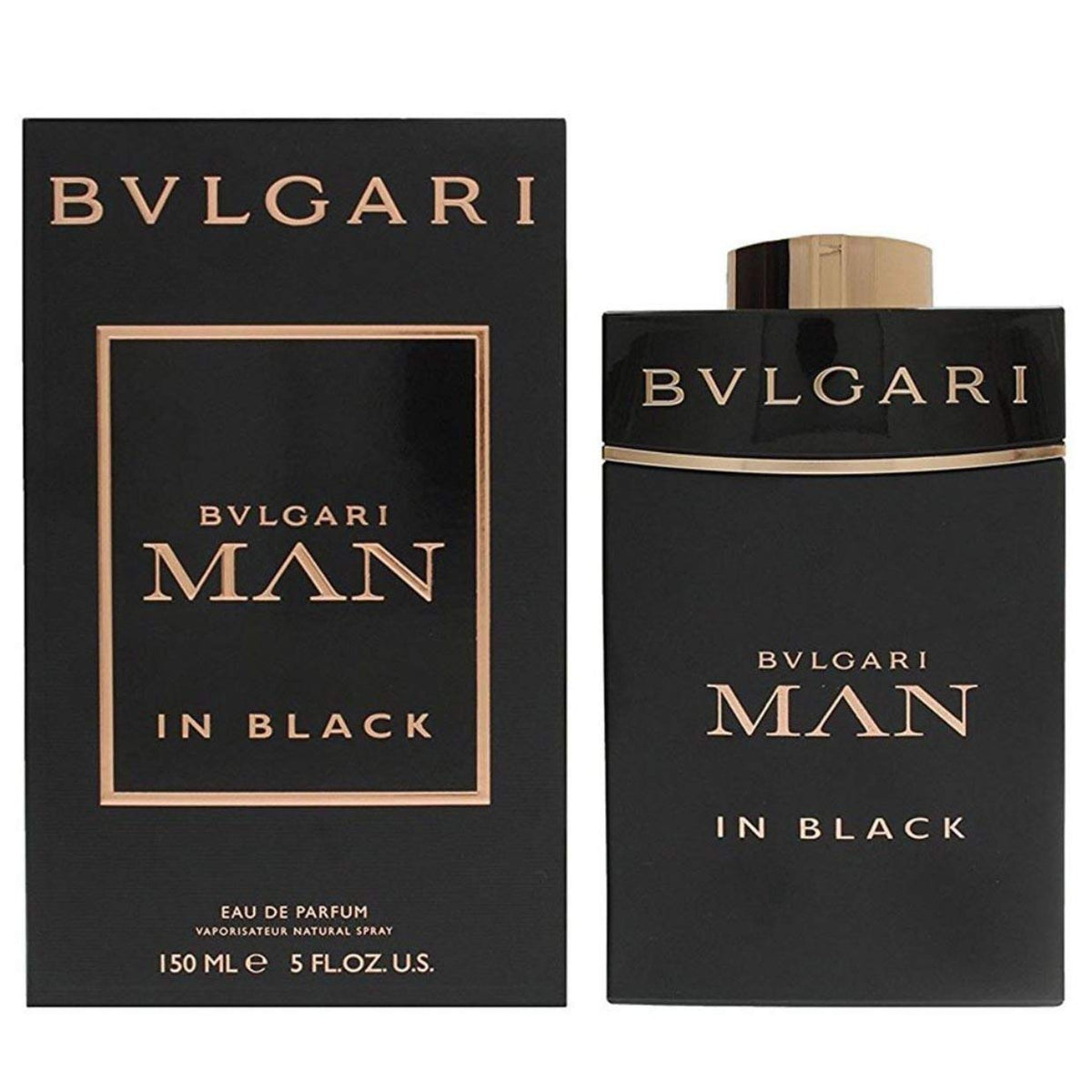 BVLGARI Man In Black spray application, refined scent for nightlife.