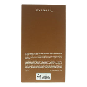 BVLGARI Man Terrae Essence emphasis on woody Terrae notes for earthy character