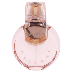 BVLGARI Omnia Crystalline bottle angled view highlights crisp pear and mandarin notes.
