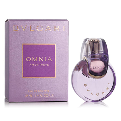 BVLGARI Omnia Amethyste bottle, elegant design for daily wear and casual moments.