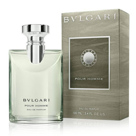 BVLGARI Pour Homme bottle front view shows refined masculine design for daily wear.