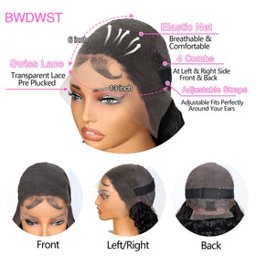 BWDWST pre-plucked baby hair close-up for realistic edges.