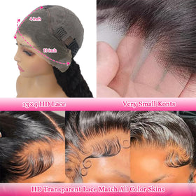 Bworto pre-plucked natural hairline wig ready to wear