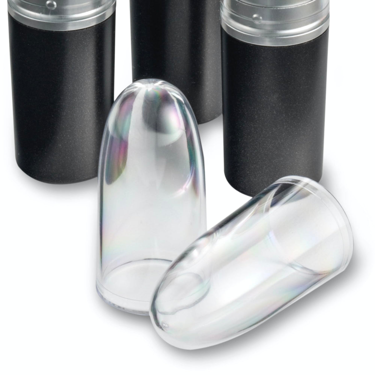 BY ALEGORY single-piece crystal-clear acrylic cap for flawless, glue-free appearance