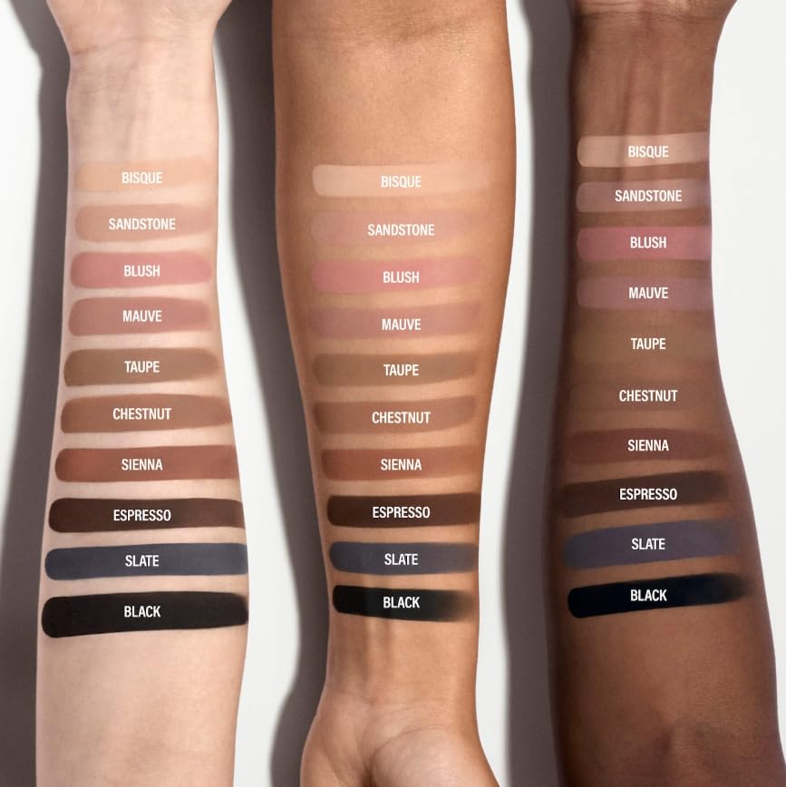 By Mario Master Mattes taupe cream eyeshadow creamy texture delivering crease-proof, long-wear color.