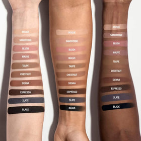 By Mario Master Mattes taupe cream eyeshadow creamy texture delivering crease-proof, long-wear color.