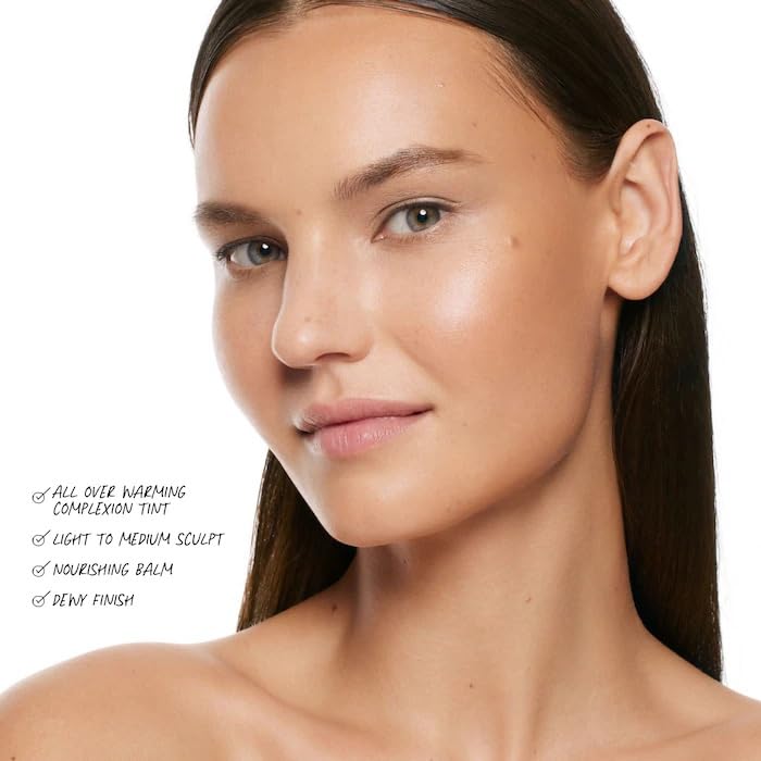 BY MARIO SoftSculpt swatch on skin reveals light-medium warmth for a natural glow