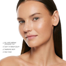 BY MARIO SoftSculpt swatch on skin reveals light-medium warmth for a natural glow