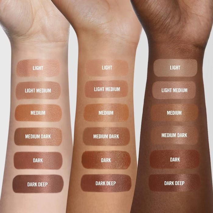 SoftSculpt texture close-up demonstrates melt-in formula for dewy, sheer finish