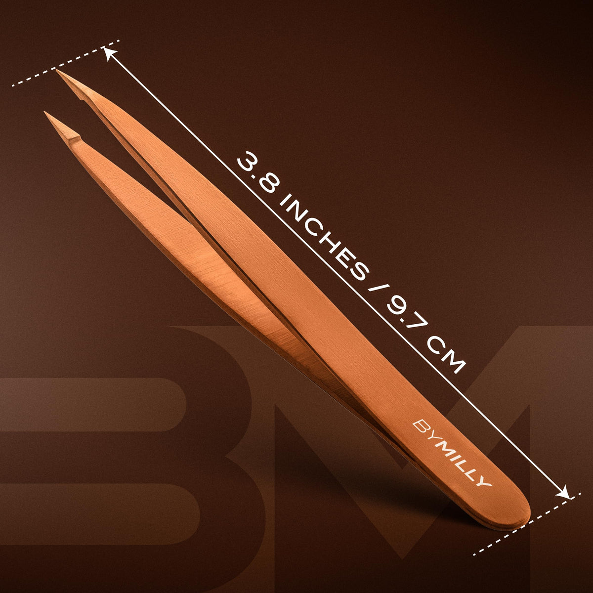 By MILLY Rose-gold handle close-up adds chic aesthetic and daily-use confidence