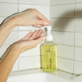 By Rosie Jane Dulce pump-top bottle ready for easy, gentle cleansing.