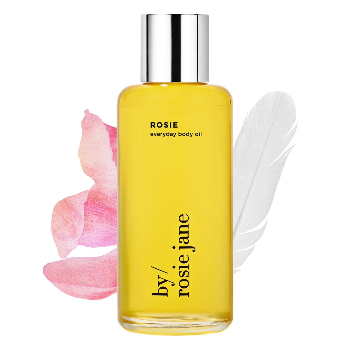 By Rosie Jane Everyday Body Oil bottle pour hydrating skin