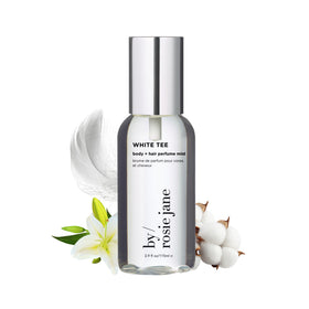By Rosie Jane White Tee bottle front with cotton blossom scent