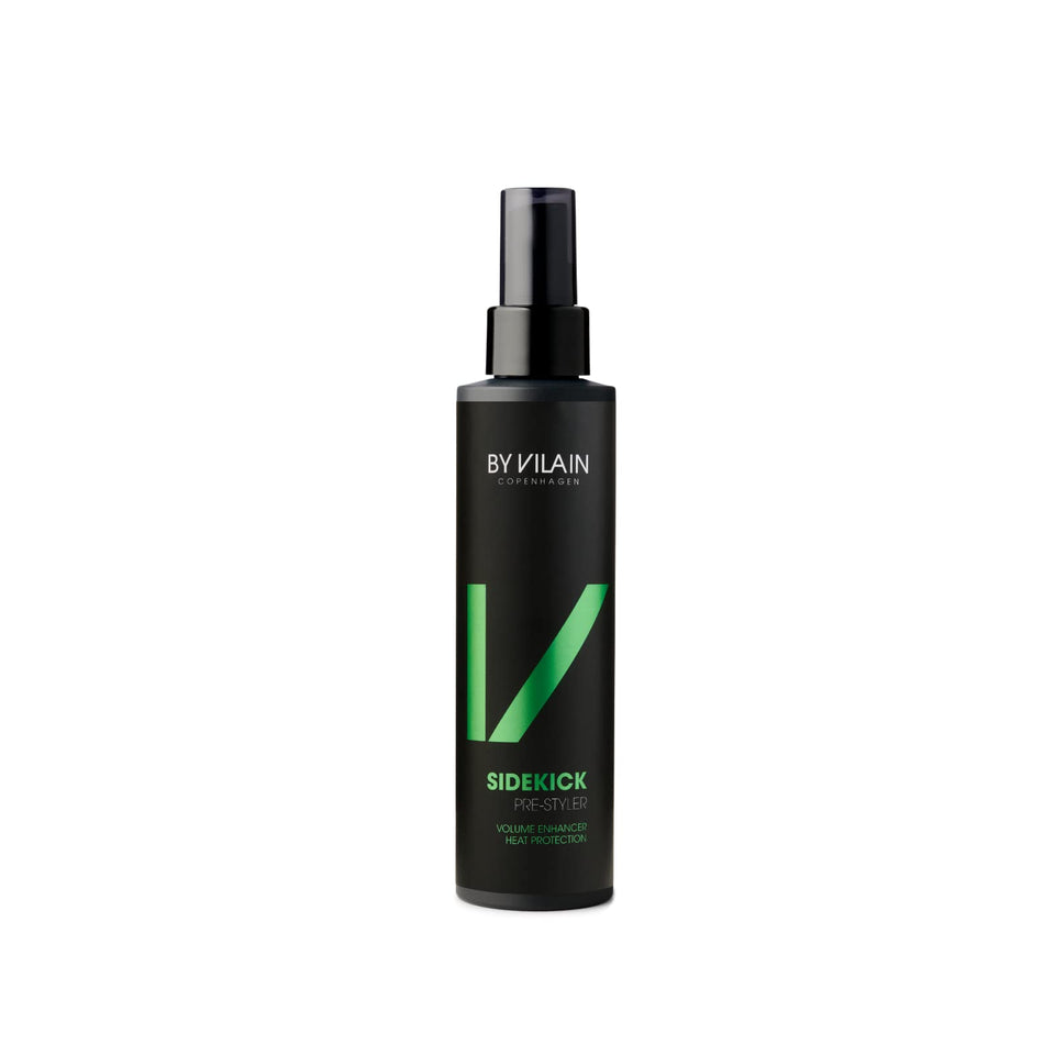 By Vilain Sidekick volume bottle showcases lift and natural shine for fuller hair