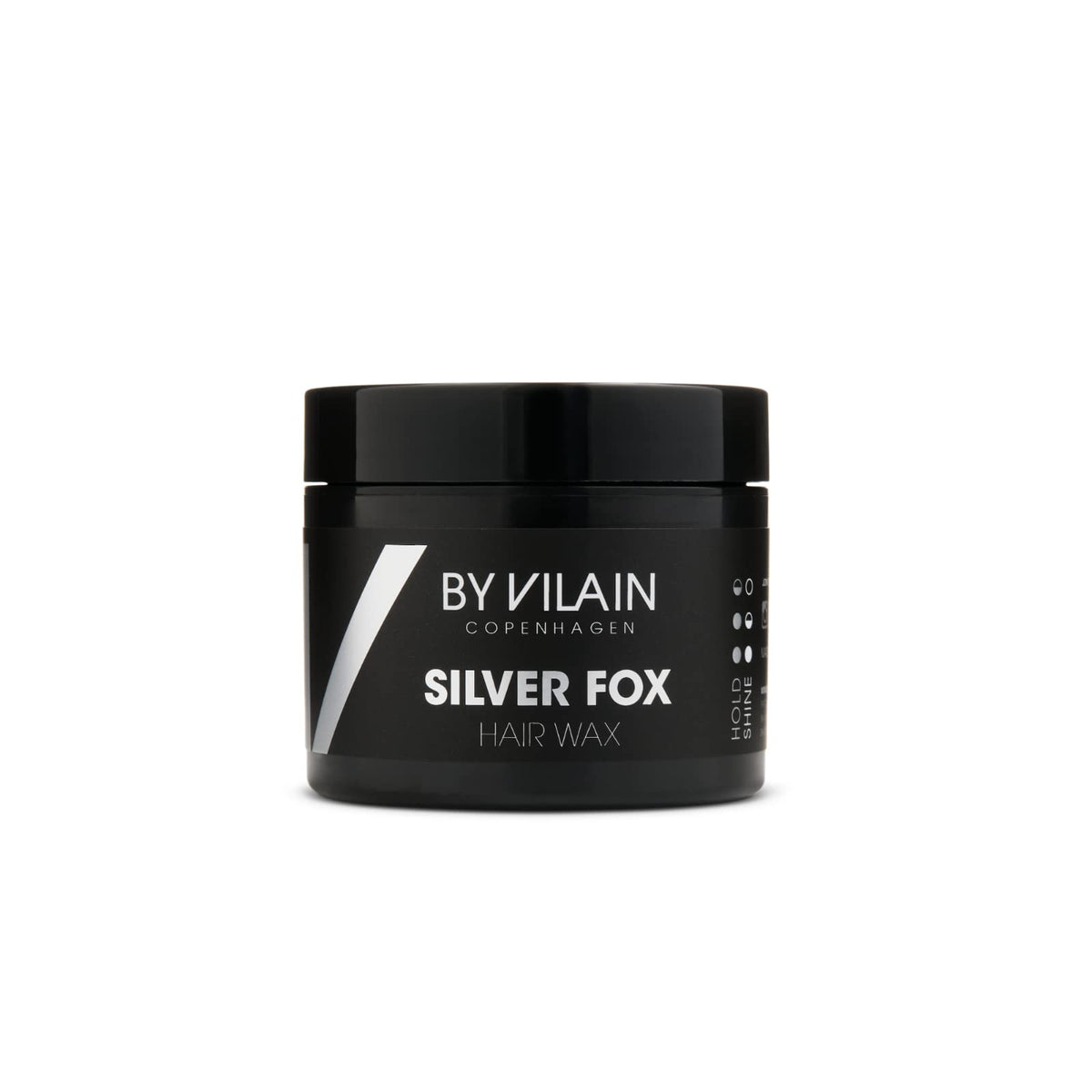 By Vilain Silver Fox Mud Wax provides a strong hold for a polished, long-lasting style.