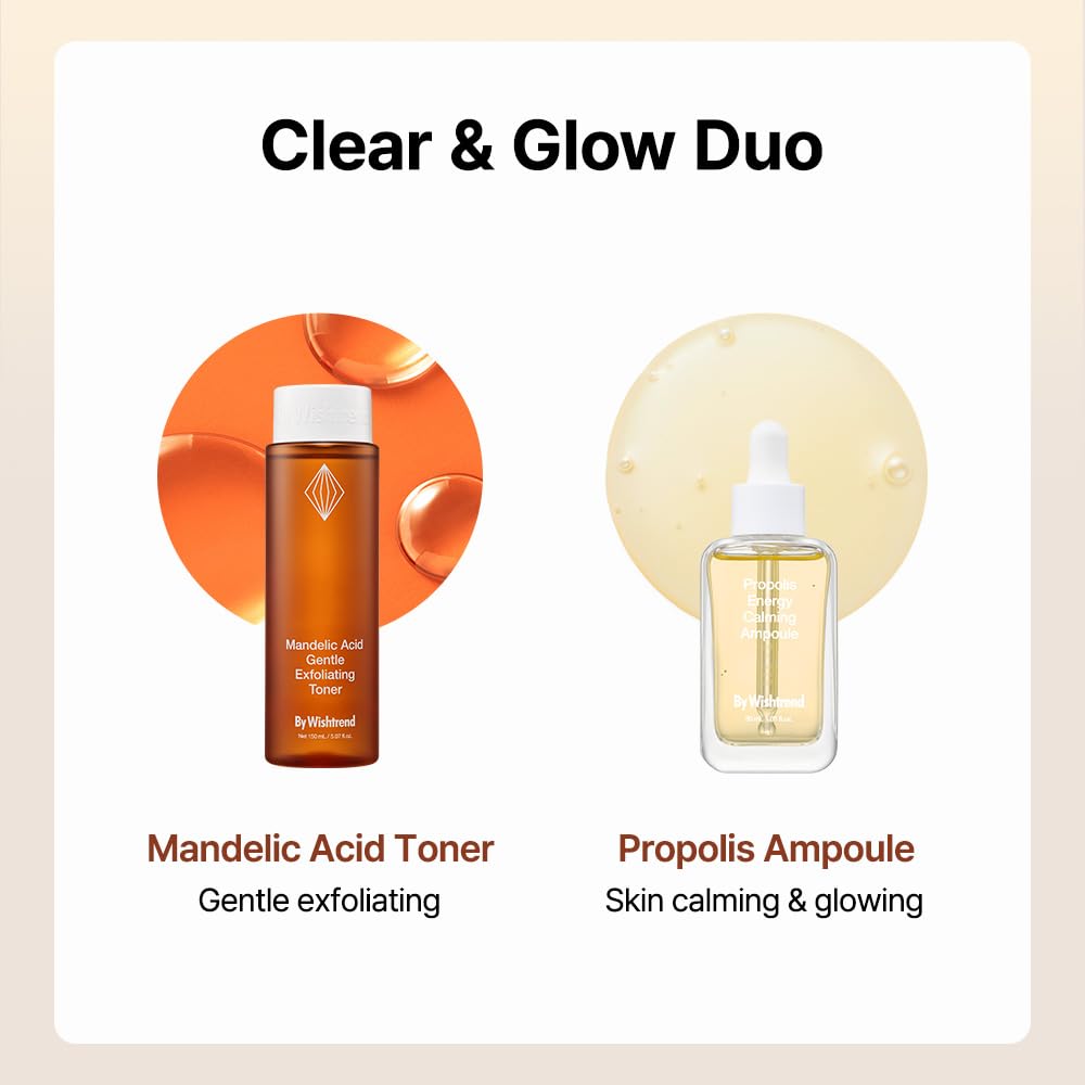 By Wishtrend Mandelic Toner routine step supports a calm skincare ritual