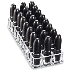 BY ALEGORY lip gloss organizer in crystal clear design for organized routine
