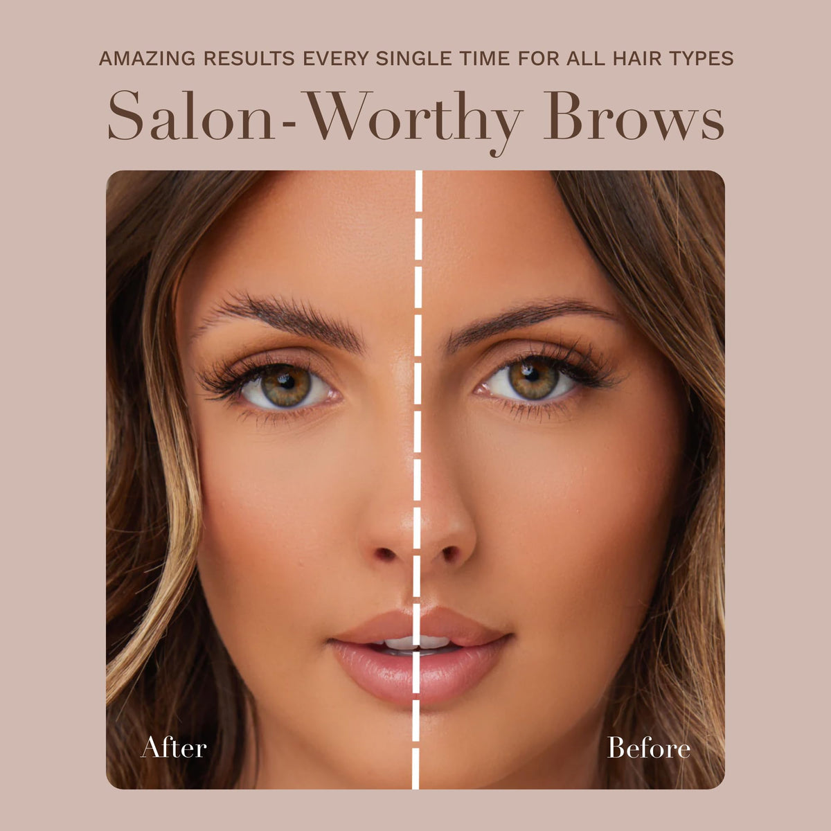 Byellie Brow Shape closeup highlights conditioning for healthier brow hairs