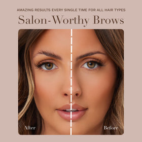 Byellie Brow Texture includes vitamin E and glutamic acid for conditioning.