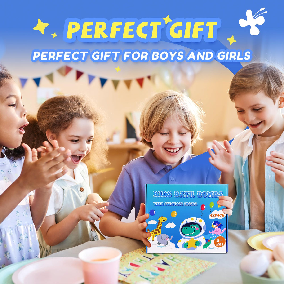 BYGGVIR bath bombs gift packaging showcases color and surprise