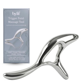 ByLif Trigger Point Tool targets neck and shoulders for precise relief.