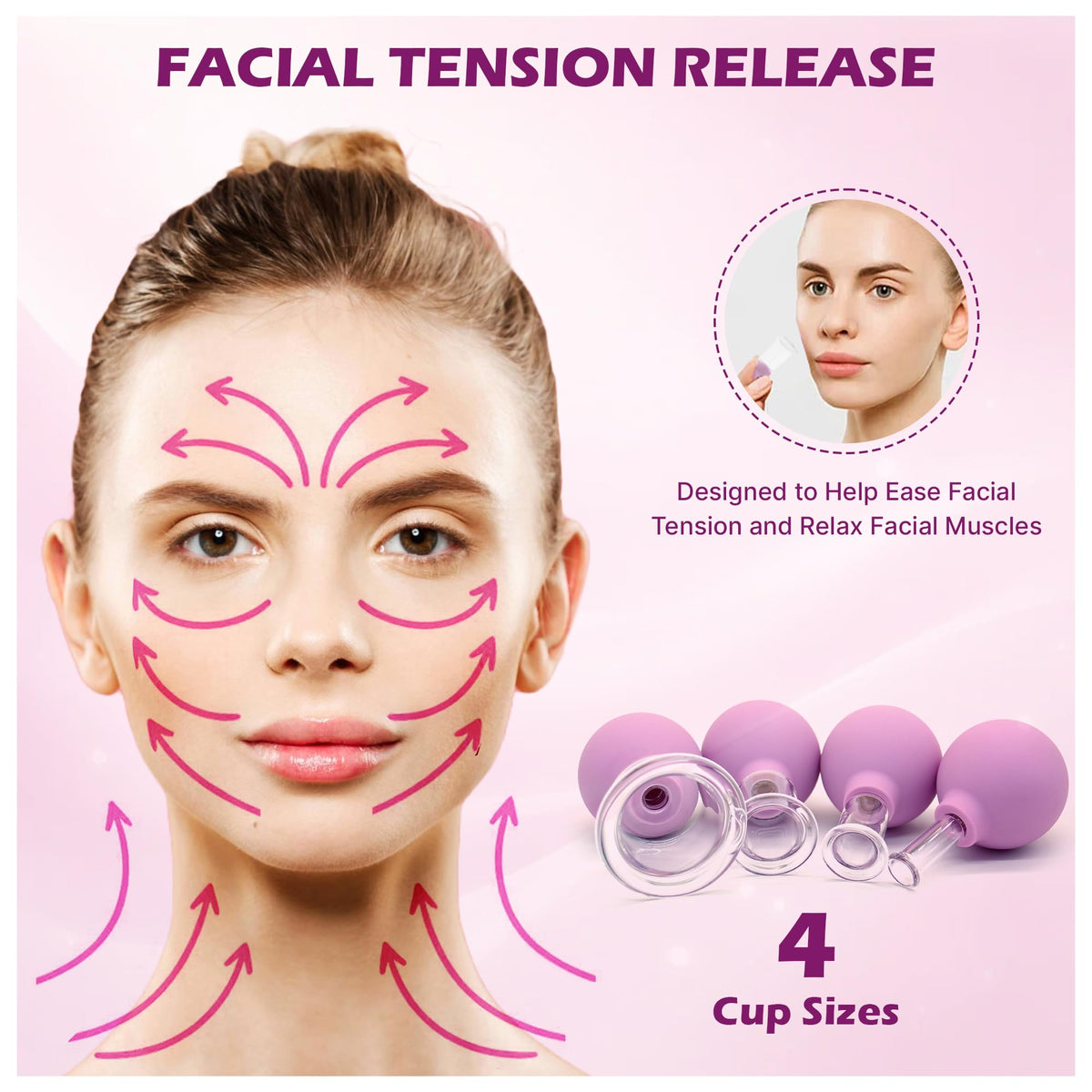 ByLut face cupping with silicone bulbs offering controlled suction and comfortable massage