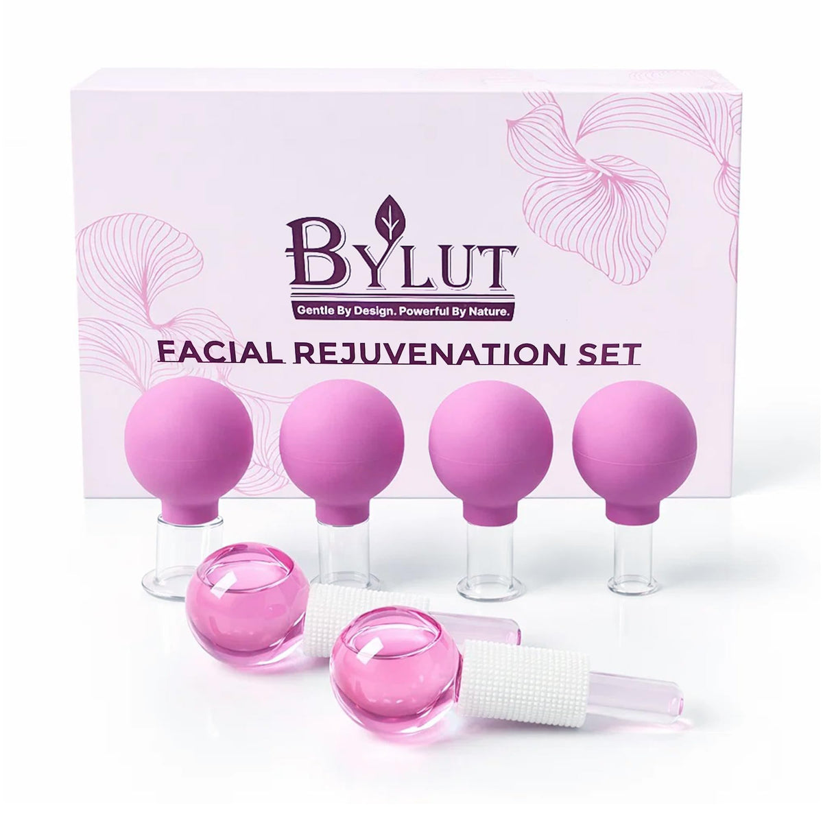 ByLut ice globe pair for facial cooling to refresh puffiness and prep makeup