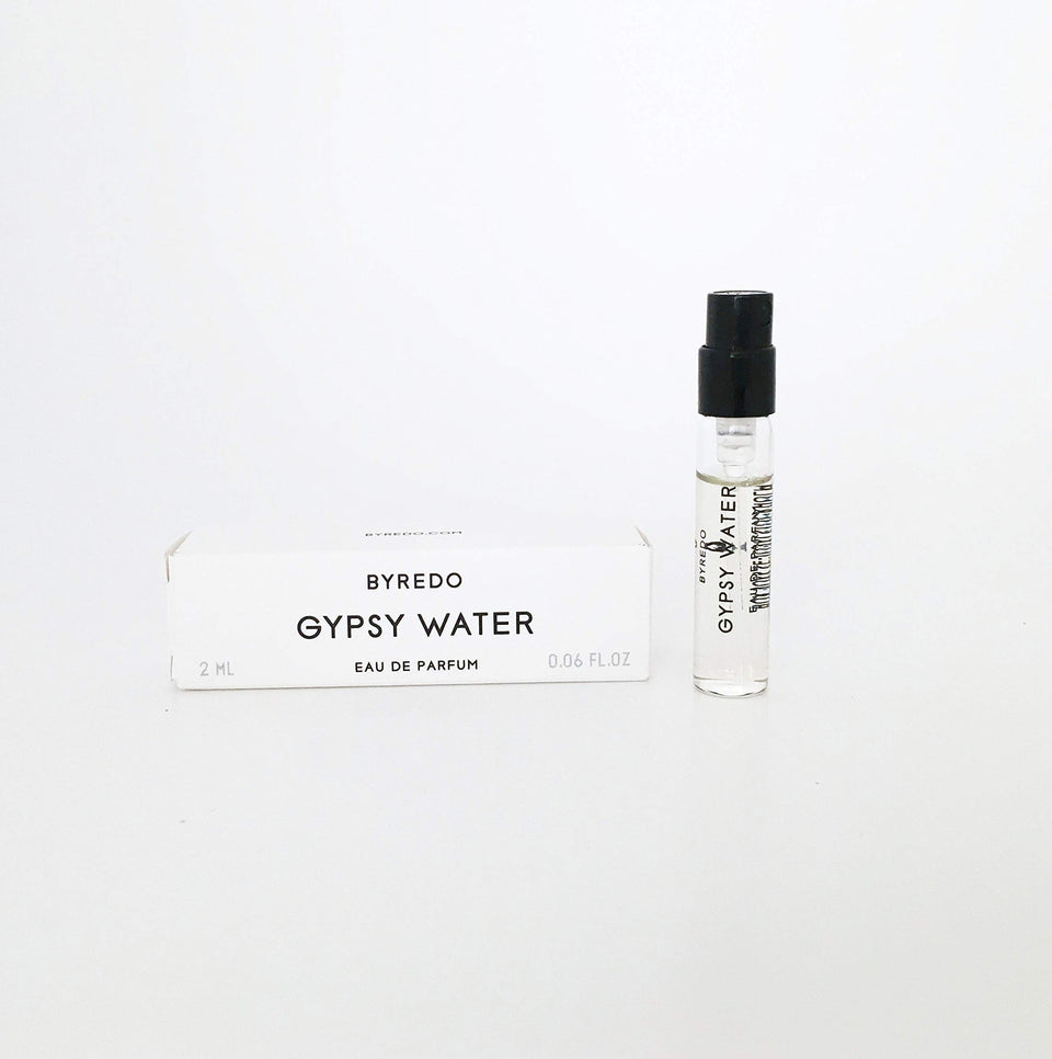 Byredo Gypsy Water sample vial for try-before-you-buy and travel use
