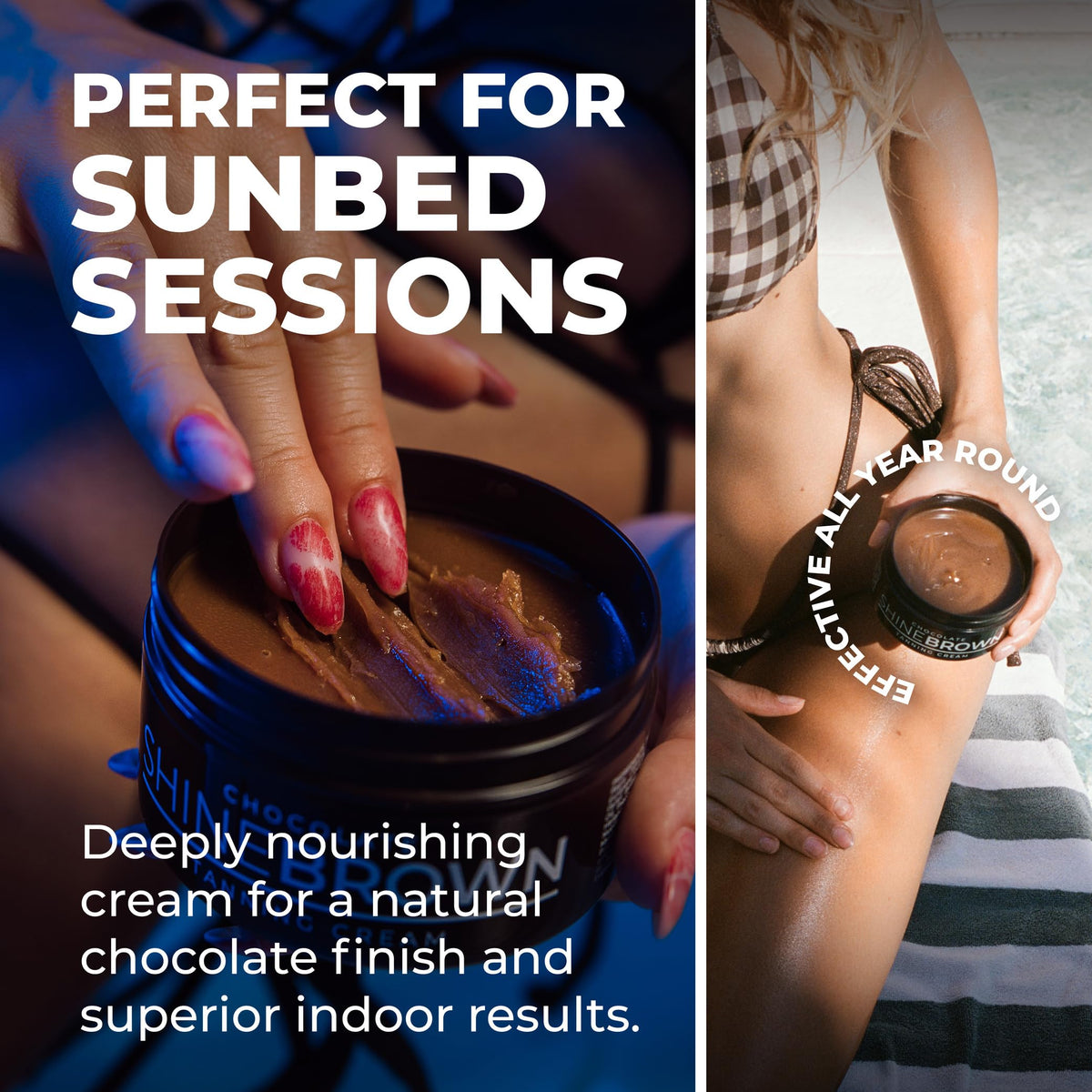 BYROKKO Shine indoors tanning bed use promotes faster bronzing with hydration