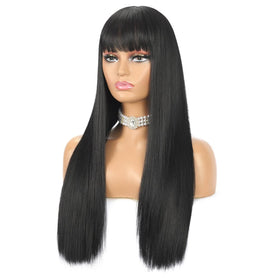 BYRON long straight wig with bangs care tips preserve softness